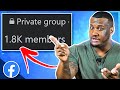 How To Grow Your Facebook Group By THOUSANDS Fast! Step By Step Beginner's Tutorial