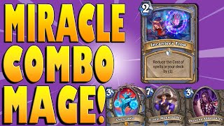 New Miracle Mage Has CRAZY Swing Turns!!! | Ashes of Outland | Hearthstone