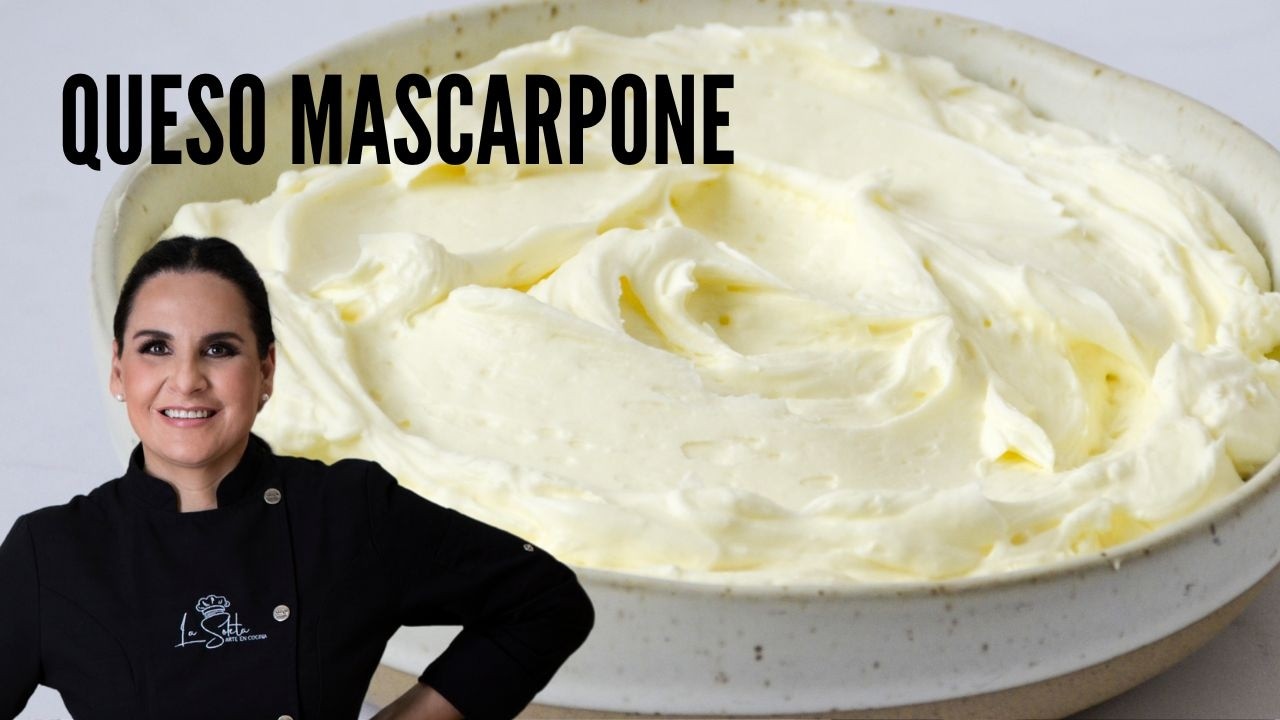 Prepara QUESO MASCARPONE CASERO Y SUPER CREMOSO en solo 5 minutos