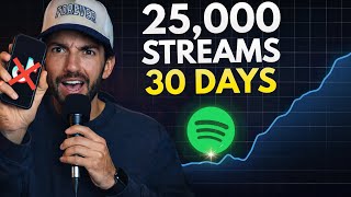 How I Got 25,000 Streams in 30 Days (Without Going Viral)