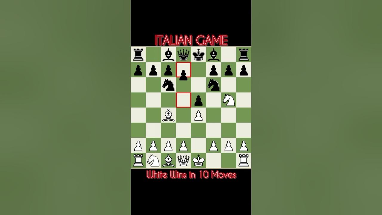 Checkmate in the Italian Opening! #chess #chesstricks #chesstraps