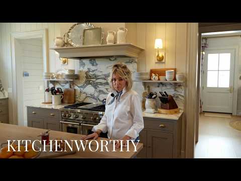 A Plain English Kitchen with No Upper Cabinets & a Rescued 1800s Chandelier in East Tennessee