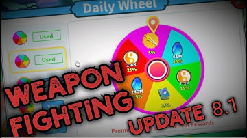 Weapon Fighting Simulator UPDATE  8.1 Daily Wheel System