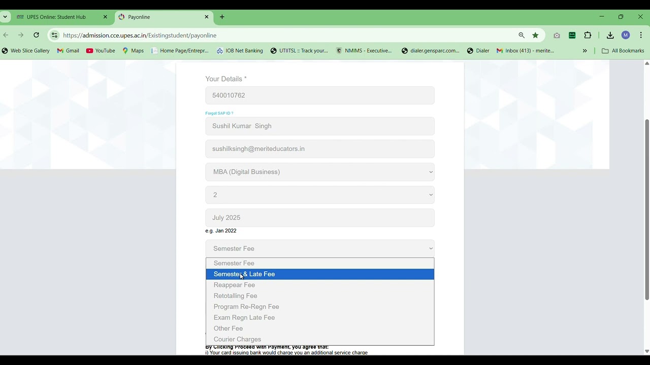 How to Pay UPES Online Course Fees | Semester & Other Fees Payment Step-by-Step Guide