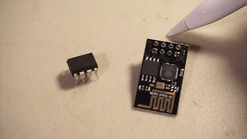 ESP01 + ATTiny85 how to and demonstration
