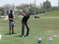Sean O'Hair side view iron Byron Nelson Range