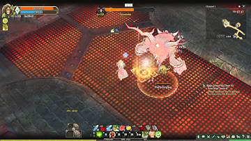 Tree of Savior CBT - Grinender Boss Fight Solo Mage Tower 4F with 109 Paladin