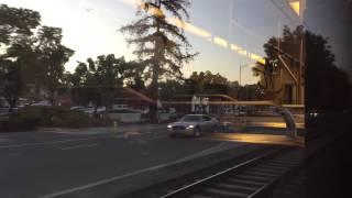 Valley Transportation Authority Hd 60Fps Riding Vta Light Rail Great Mallmain-Alum Rock