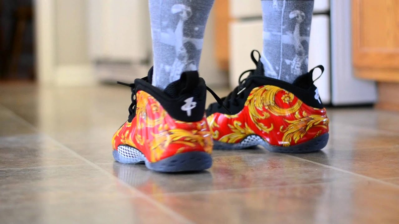 Supreme x Foamposite One - On Foot