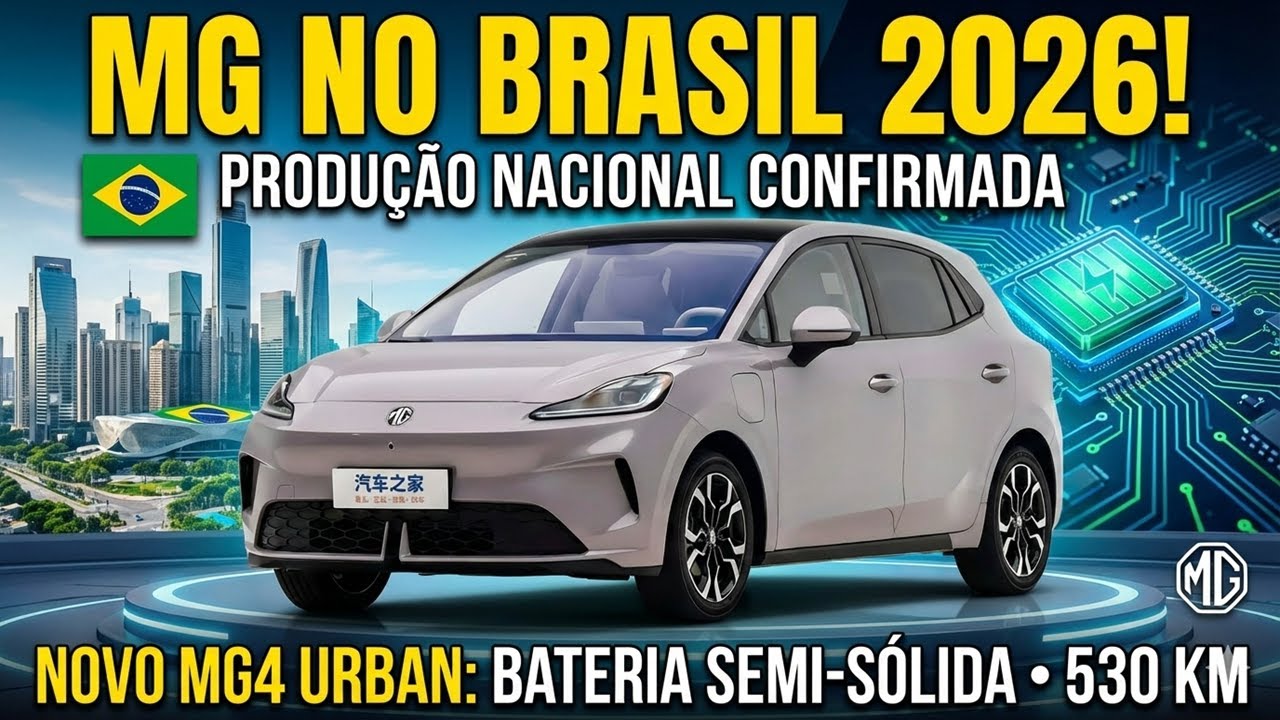 MG negocia produção de carros elétricos no Brasil a partir de 2026