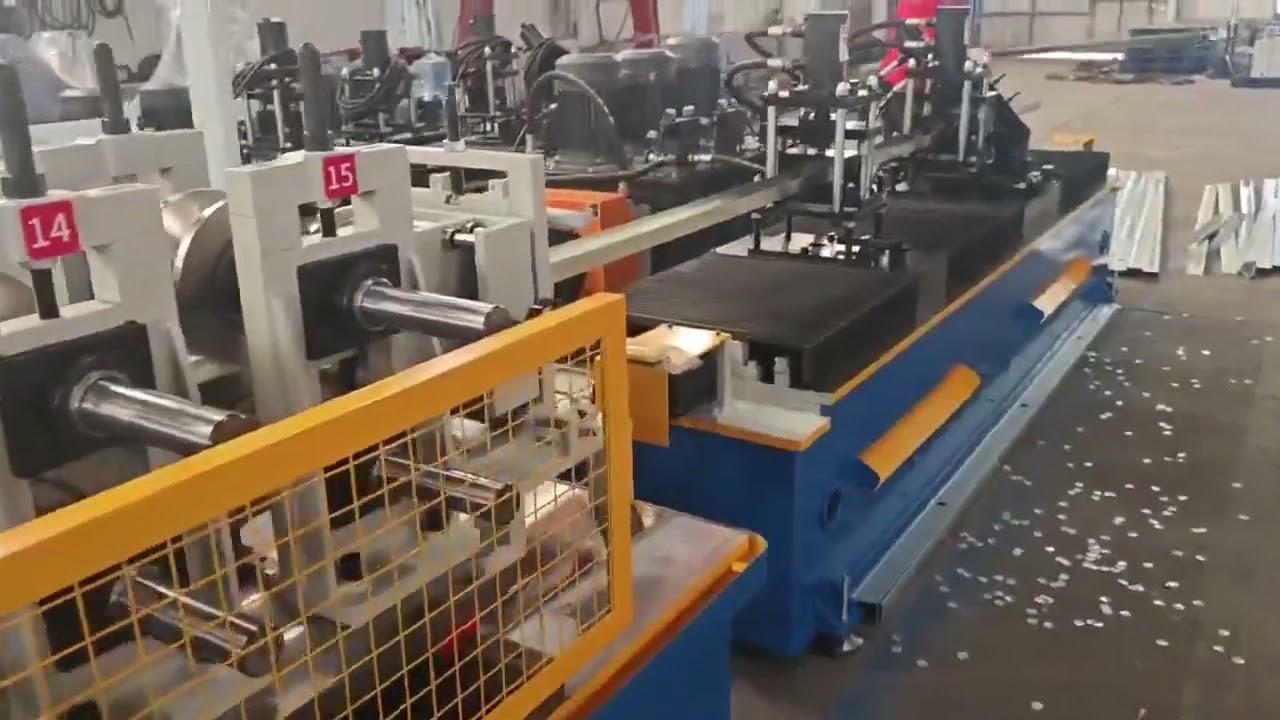 Profile Omega Frame And Stud Rollformer C U Channel Making Forming Machine