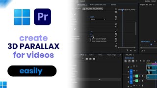 How To Create A 3D Parallax For Videos On Premiere Pro Easy