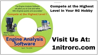 rc nitro engine analysis software screenshot 3
