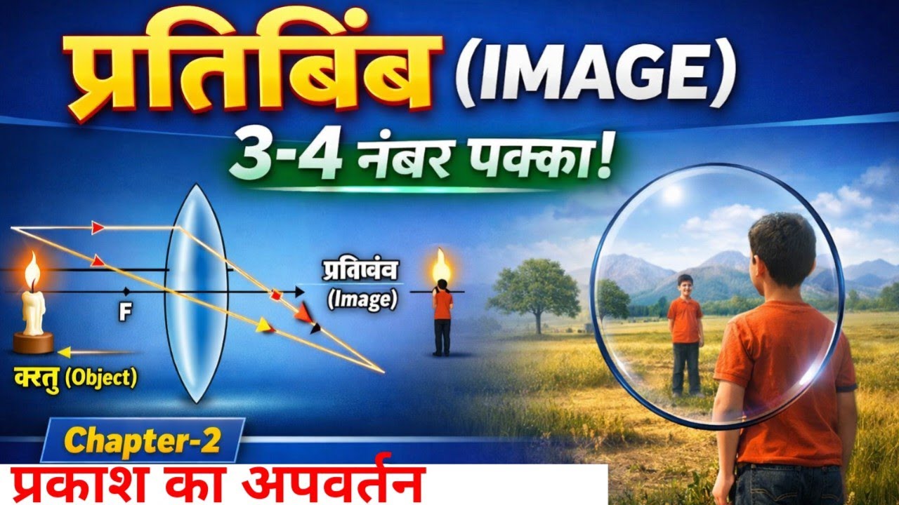 Bihar board matric exam 2027 | प्रतिबिंब (image), virtual image & real image | refraction of light|