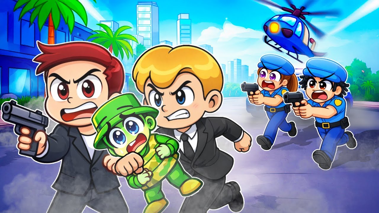 PROTÉGER LE BÉBÉ DASH contre les POLICIERS dans GTA 5 !