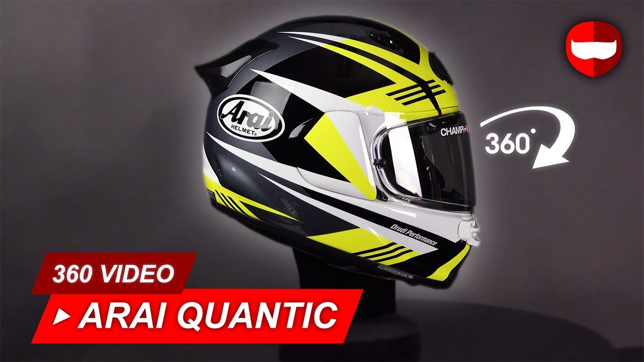 Arai Quantic Mark Yellow - Showcase - YouTube