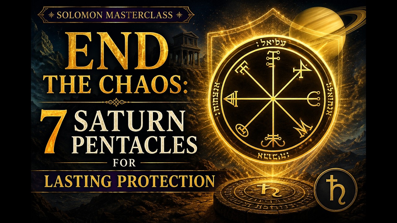 7 SATURN PENTACLES: PROTECTION, STABILITY & LASTING RESULTS (Solomon Masterclass)