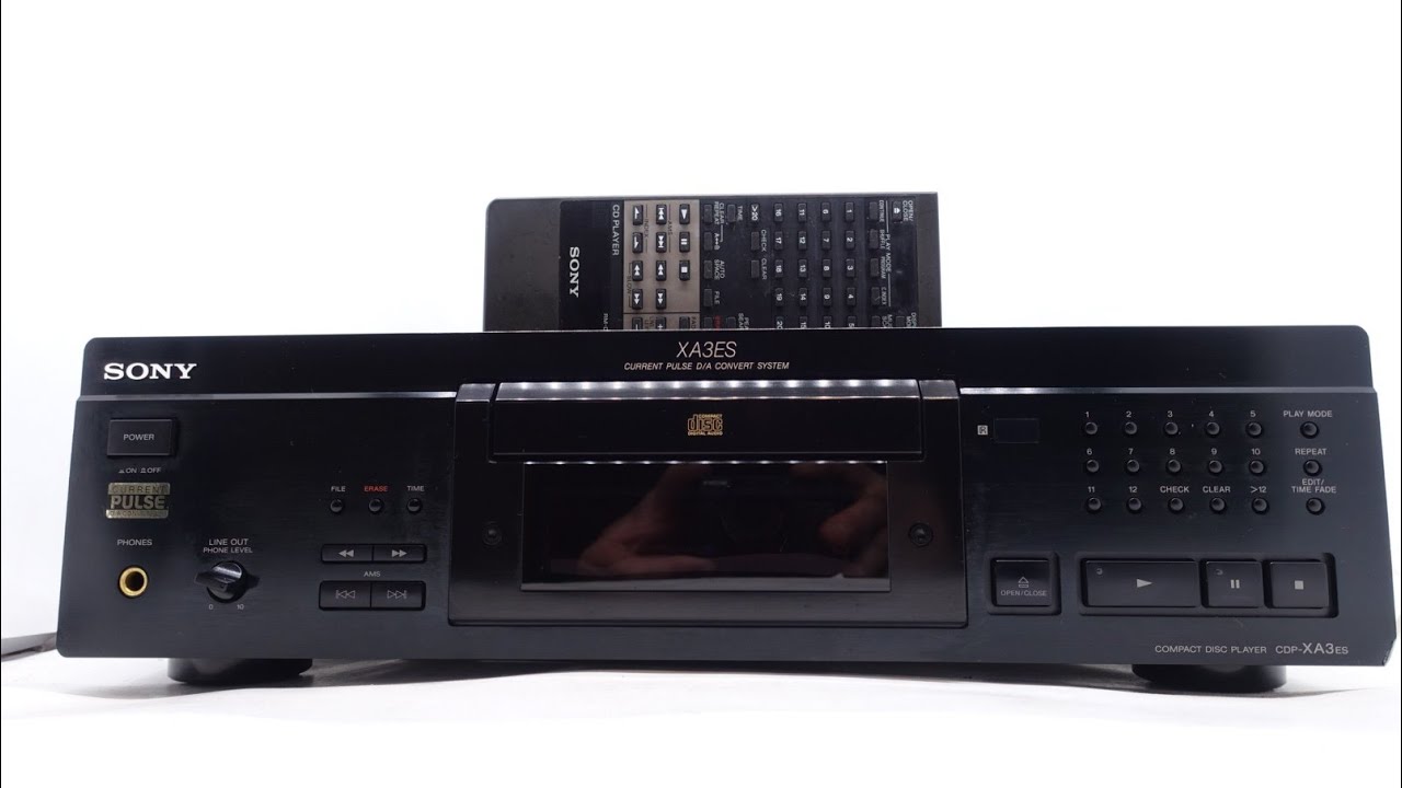 Cd Player Sony XA3ES - YouTube