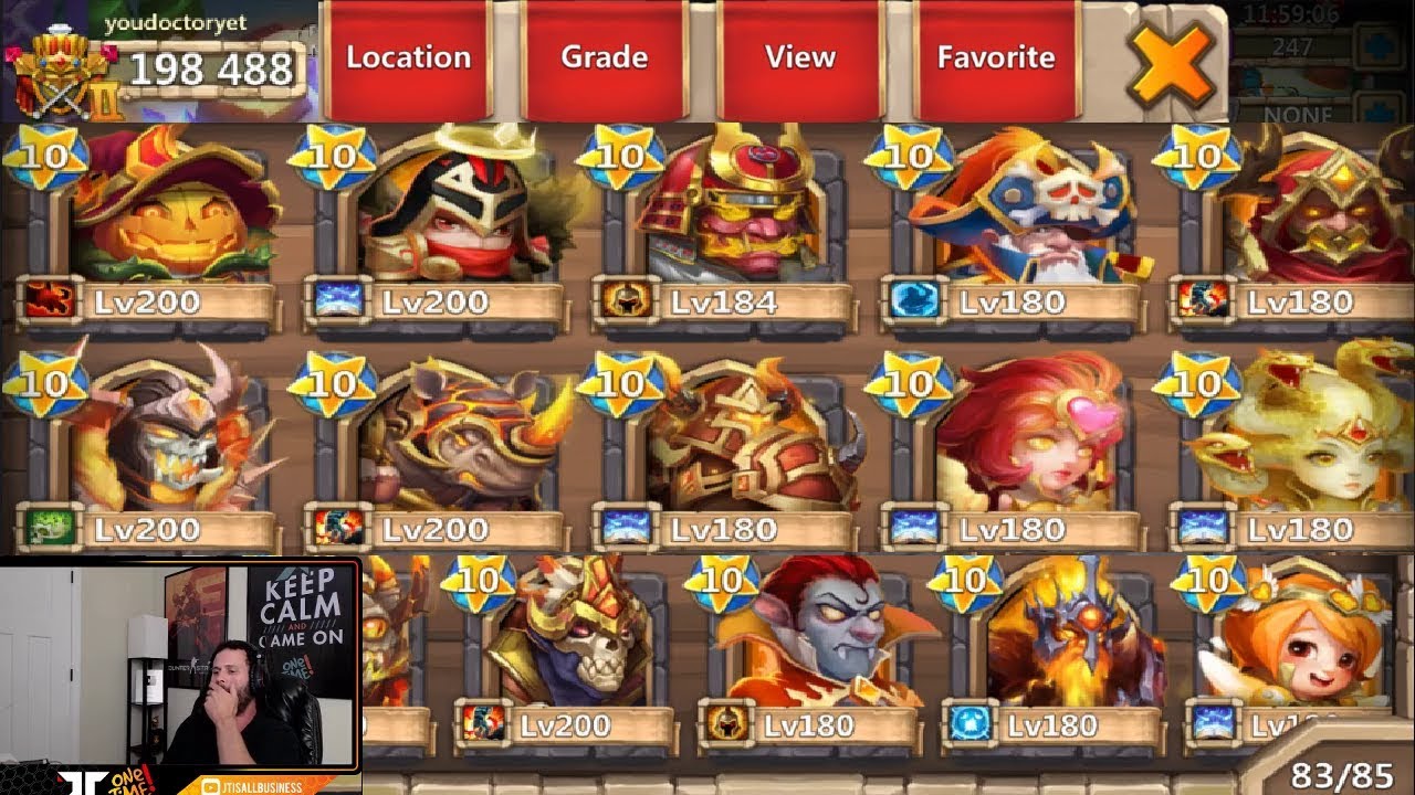 Destroyer Account GIVEAWAY BEAST 17 Double Evolved Heroes Castle Clash