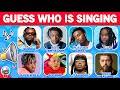 Guess who is singing  rap songs xxxtentacion juice wrld post malone gunna drake