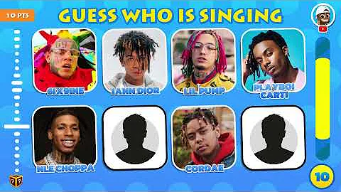 Guess Who Is Singing...? 🔊 Rap Songs, Xxxtentacion, Juice Wrld, Post Malone, Gunna, Drake