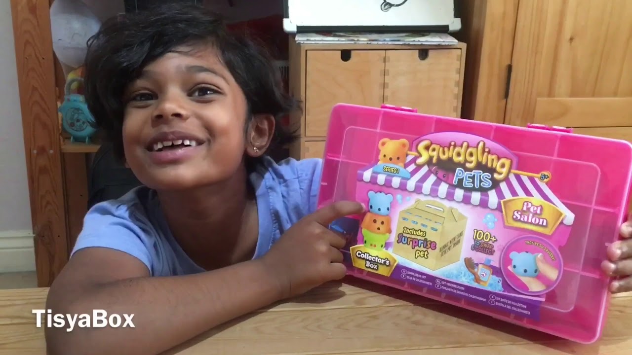 Unboxing Squidgling pets 