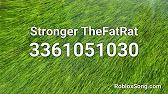 Stronger Thefatrat Roblox Id Roblox Music Code Youtube - thefatrat roblox id codes