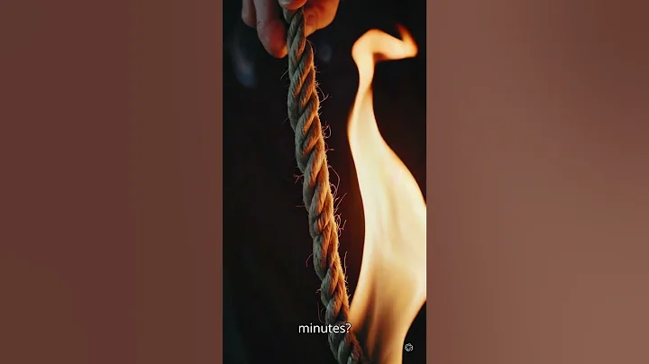 Only 1% Can Solve This Rope Riddle! 🔥⏱️ | 99% Can’t Measure 45 Minutes