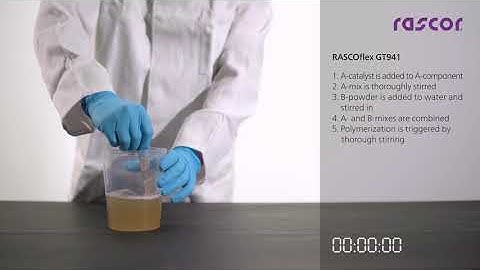 Mixing procedure RASCOflex GT941
