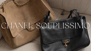 BAG REVIEW: CHANEL MAXI SOUPLISSIMO IN SUEDE AND GRAINED LEATHER 32CM & 36CM | ALYSSA LENORE