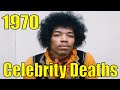 Hollywood Celebrities Who Died In 1970