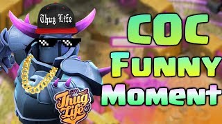 COC Funny Moments, Glitches, Fails and Trolls Compilation #5 | CLASh OF CLANS The Giant's Surprise
