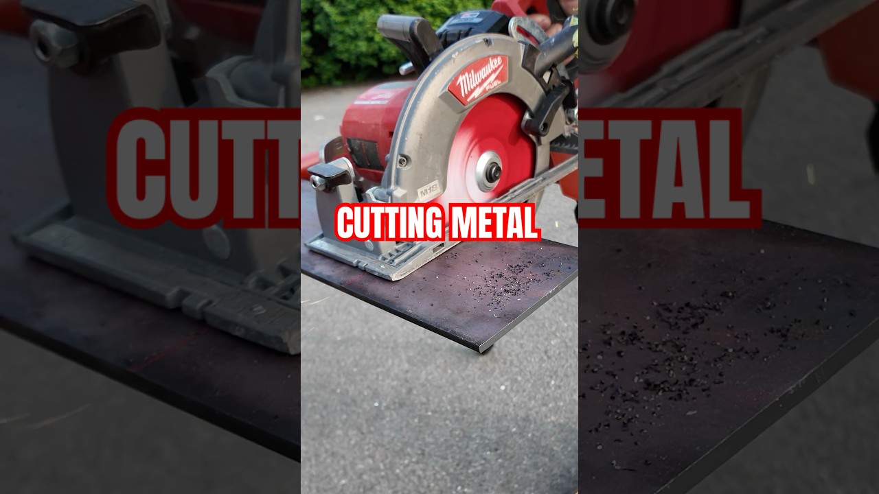 Metal Cutting with Circular Saw 
