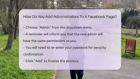 How Do You Add Administrators To A Facebook Page? - Everyday-Networking