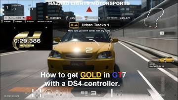 GT7 How to get GOLD in National A-4 License Test in a DS4 controller. #GranTurismo7 #GT7 #PS4 #DS4