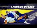Judo newaza compilation choking techniques