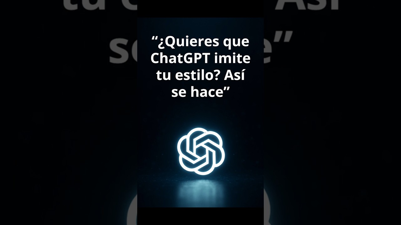 Haz que ChatGPT escriba igual que tú en 3 pasos fáciles