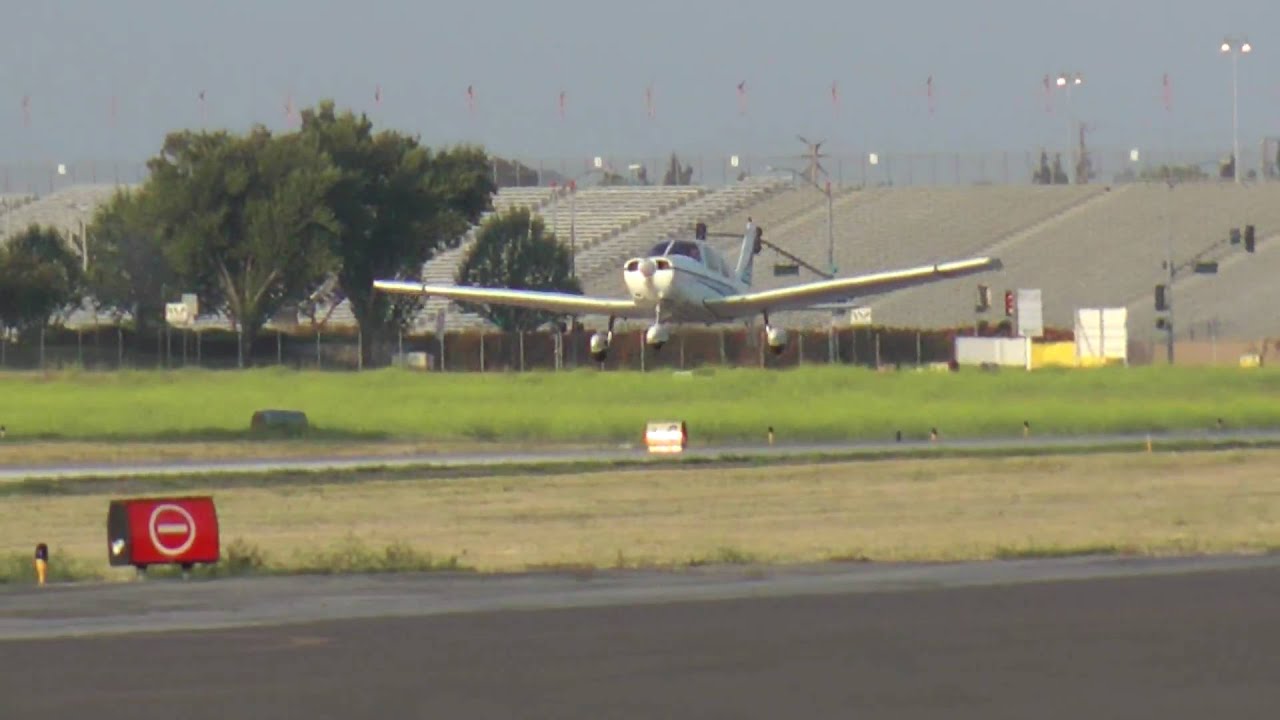 N102DE, Piper Warrior taking off from KPOC on 6/12/10 at 1911