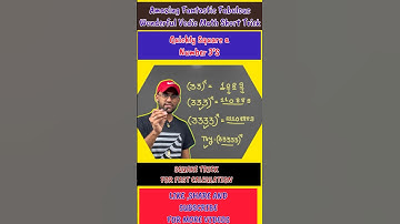 #vedic math trick 46#math #viral #mathematics #viralvideo #mathskills #multiplication #Square#vedic