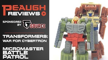 Video Review: Transformers: War for Cybertron SIEGE - Micromaster BATTLE PATROL