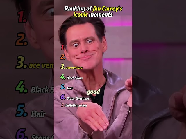 Ranking of Jim Carrey's iconic moments