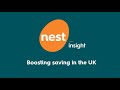 Boosting saving in the UK