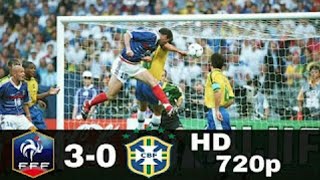 فرنسا ~ البرازيل 3 0 نهائي كأس العالم 1998 تعليق ايمن جدا {HD 720p}   YouTube