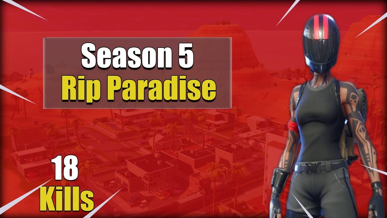 Destroying Paradise Palms 10 KILLS RIGHT OFF THE BAT!! ( Fortnite Battle Royal Ful Match)