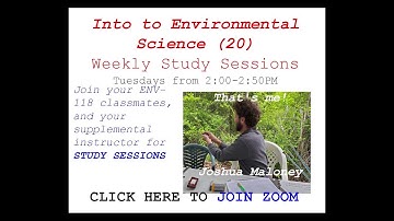 Introduction to Environmental Science: A Welcome and introduction with your Supplemental Instructor