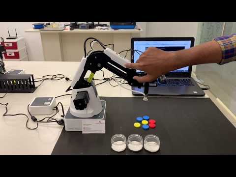 OpenCV, Python & custom Dobot APIs for Color based automated Robotic binning