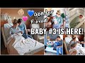 BABY #3 IS HERE!!👶🏻 SURPRISE GENDER REVEAL AT BIRTH & NAME REVEAL