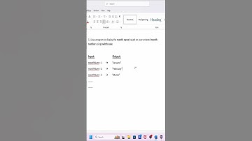 Program to print month name when user enters month number using switch-case || #java  #shorts