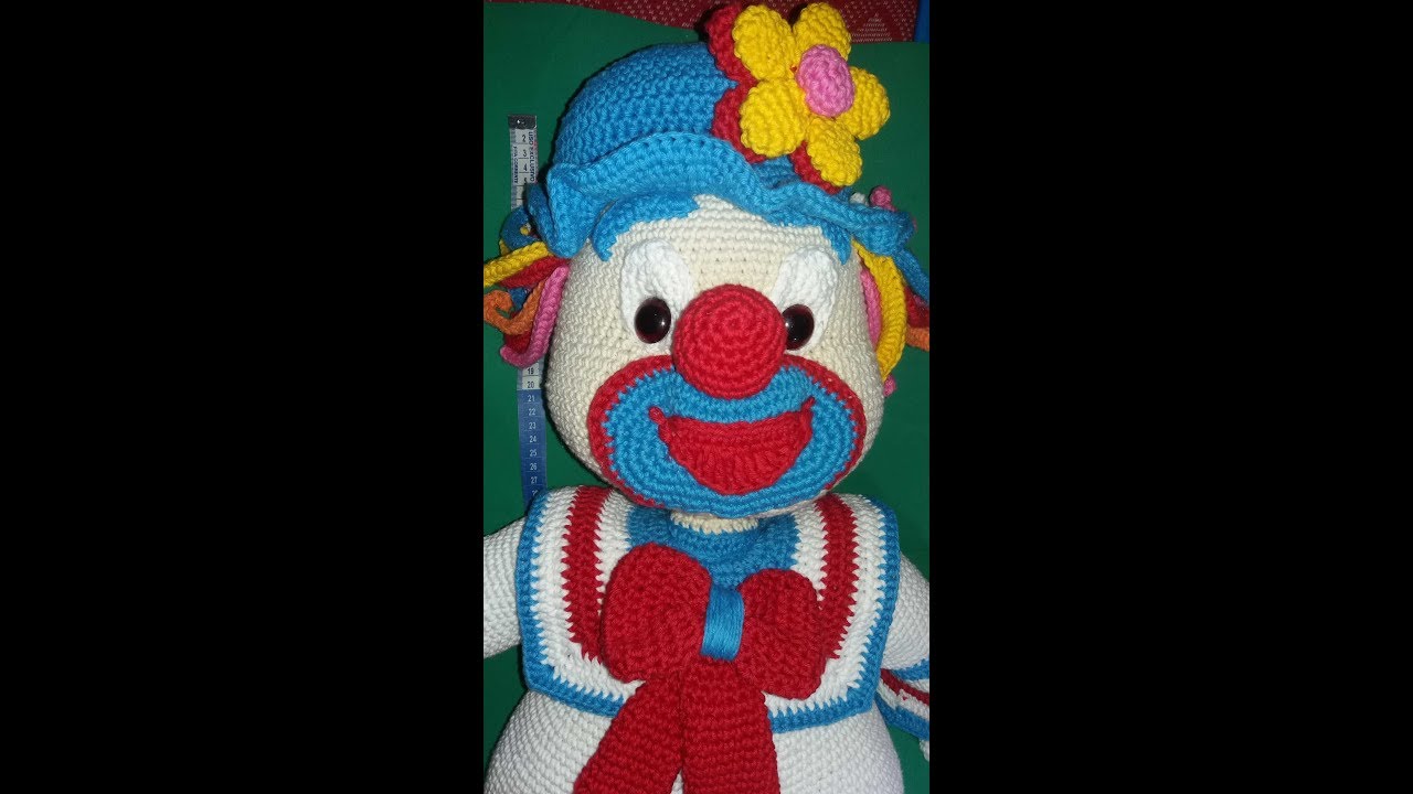 AMIGURUMI PALHAÇO PATATI VÍDEO 02