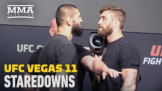 UFC Vegas 11 Staredowns Including Chimaev vs. Meerschaert - MMA Fighting
